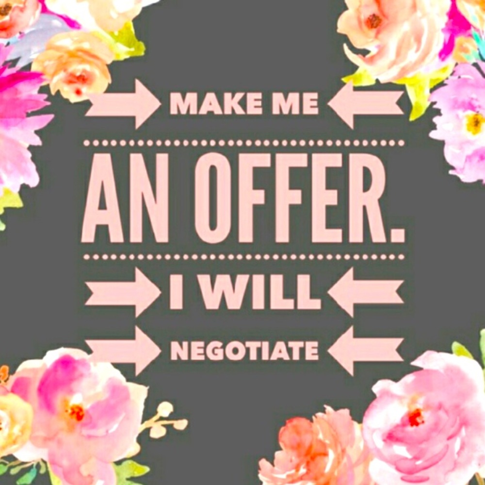 I accept any reasonable offers! Open to trades!